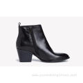 Best selling low price chunky heel women boots